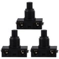thumbnail image 1 of 3Pcs Self-Reset Switch Household Push Button Switch Replacement for Light, 1 of 9