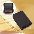 thumbnail image 4 of Monedero Clip de PU cuero Zulema negro, 4 of 8