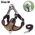 thumbnail image 2 of Pet Chest Harness Suede Cat and Dog Harness Reflective and Breathable Dog Rope Dog Leash, 2 of 5