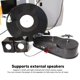 thumbnail image 3 of Tocadiscos Tocadiscos, Compatible Con Altavoces Externos Tocadiscos Vintage Profesional Resistente Al Desgaste Plug And Play Convertidor USB A MP3 Para El Hogar, 3 of 8