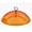 Orange, variant on 1 Pack/ 2Pack Hanging Bird Feeder Protective Dome Cover, Plastic Bird Feeders Dome Cover, Made to Withstand Harsh Weather Conditions, 10"