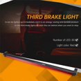 thumbnail image 4 of 1 PC Universal Red 80 LED Car Third Brake Light Rear Tail Light, 4 of 5