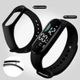 thumbnail image 4 of Opvise M9 Electronic Watch LED Touch Control Waterproof Casual Multifunctional Week Time Display Lightweight Men Women Unisex Sports Bracelet for, 4 of 8