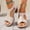 Beige, variant on Viluyesy Women's Block Heels Sandals, Comforable Soft Sole Peep Open Summer 2025 Fashion Shoes Beige 5.5