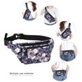 thumbnail image 6 of Fanny Pack for Women Men,Crossbody Fanny Pack Water Resistant Sports Waist Bag Pack, Belt Bag for Travel Hiking Running, 6 of 7