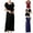 Black, variant on Jinhomg Women's Short Sleeve Nursing Dresses Dressy Casual Solid Maxi Pregnancy Dress Lightweight Cozy Maternity Dresses Daily Wear Lightning Deals Blue XL