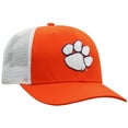thumbnail image 3 of Men's Top of the World Orange/White Clemson Tigers Trucker Snapback Hat, 3 of 4