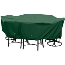 KoverRoos 65550 Weathermax Medium Dining Set Cover, Forest Green - 96 L x 60 W x 30 H in.