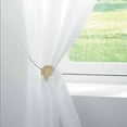 thumbnail image 2 of Evideco French Home Goods Curtain Holdbacks Set of 2 Magnetic Tulip Curtain Tiebacks – Elegant Resin Design with Strong Magnet – Gold, 2 of 6