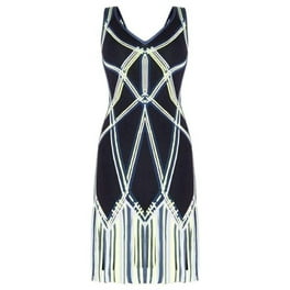 パーティードレス Jamari Geometric Patchwork Jacquard Dress Jamari Geometric Patchwork Jacquard Dress - Walmart.com
