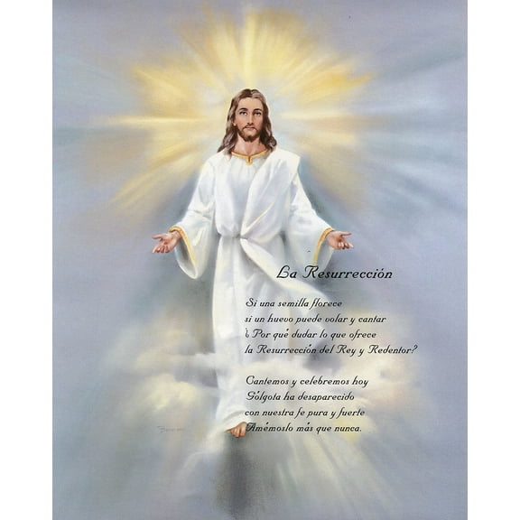 Catholic print picture - The Resurrection 2 - 8" x 10" ready to be framed
