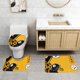 thumbnail image 2 of Juego de 3 alfombras de baño del equipo Steelers Alfombra antideslizante para baño de 24 x 16 pulgadas, 2 of 7