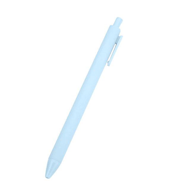 Under $1 Click Pen, Light Color Retractable Gel Pen, 1.0Mm Medium Point Smooth Writing Pen for Home & Office Use, Quick-Dry Ink, White Click Gel Pens, by Goohae