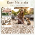 thumbnail image 2 of Yamaziot 6'x9' Outdoor Rugs Patio Rug Reversible Mats RV Waterproof Outdoor Rugs Camping Rugs Plastic Straw Rug Outdoor Area Rug for Patios, Camping, Porch, Balcony, Beach, Deck, 2 of 8