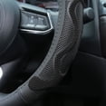 thumbnail image 3 of FH Group Universal PU Leather Car Steering Wheel Covers w/ Anti-Slip Grip Fits 14.5"-15.5", 3 of 6