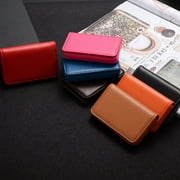tooloflife PU Leather Wallet Business Card Case Credit Card Holder Pocket Magnetic Shut 9 Colors