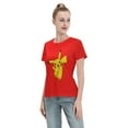 thumbnail image 4 of T-Shirt Basique à Manches Courtes pour Femmes Pikachu, 4 of 6