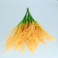 thumbnail image 1 of NETSENG 2 Pcs de Plantes Simulées, Riz Simulé de 30cm, Fleurs Simulées, Placé à l'Intérieur et à l'Extérieur Jaune, 1 of 5