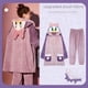 thumbnail image 4 of Pijamas largos de otoño e invierno para mujer, para parejas, de algodón, terciopelo coral, forro polar grueso, para el hogar, 4 of 5