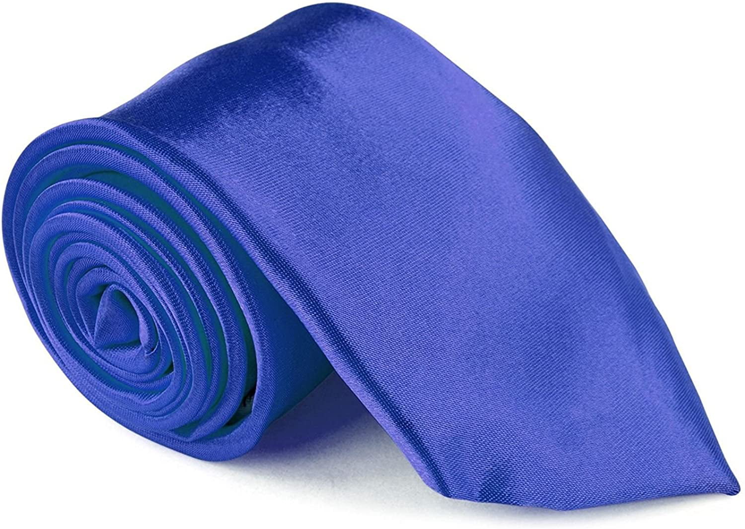 Extra Long Microfibre Necktie Blue Florals Woven Jacquard Polyester XL Mens Tie 