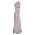 thumbnail image 4 of Vestidos de mujer elegante vestido de noche largo de boda vestido de dama de honor sin espalda con cuello en V multiposición vestido de graduación con cuello Halter hasta el suelo, 4 of 5
