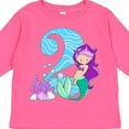 thumbnail image 4 of Inktastic Second Birthday Mermaid Girls Long Sleeve Toddler T-Shirt, 4 of 5