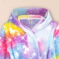 thumbnail image 4 of Karoyedx Bathrobes for Toddler Girls Boys Fleece Robe Girls Hooded Bathrobe Toddlers Soft Fuzzy Robe for Kids Multicolour Size,6-7 Years, 4 of 7