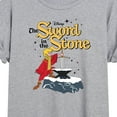 thumbnail image 3 of Disney - The Sword And The Stone - Original Logo - Women's Oversized T-Shirt, 3 of 5