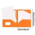thumbnail image 3 of Two-Pocket File Folder with Inner Flap, Double Pocket Document Organizer Folder, Organizer Solution for Work Office Presentations (Orange, 9.5''x12''), 3 of 6