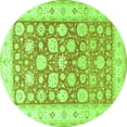 thumbnail image 1 of Ahgly Company Indoor Round Oriental Green Traditional Area Rugs, 8' Round, 1 of 1