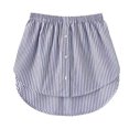 thumbnail image 3 of CAROOTU Rallonges de Chemise Ajustables Superposition Faux Hauts Ourlet Bas avec Bande Élastique Mini Jupe, 3 of 7