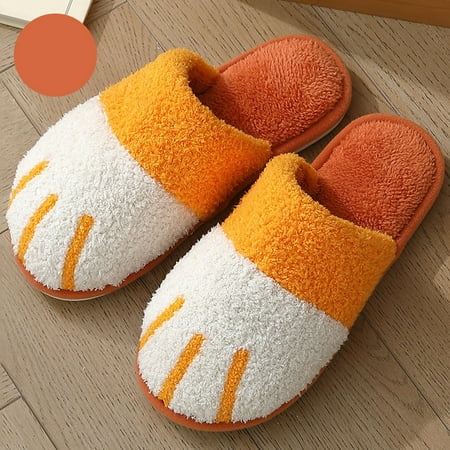 

Women Slippers Autumn And Winter Fashion Color Matching Comfortable Flat Warm Slip On A 8