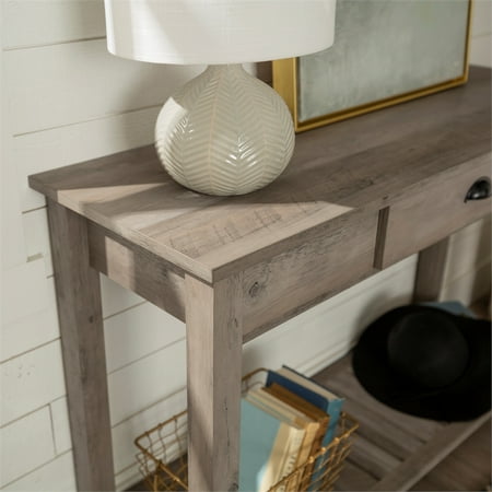 48 Country Style Entry Console Table Gray Wash