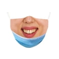 thumbnail image 1 of Graflsoa Hilarious Halloween Prank Mask - Realistic Face Design, Breathable Cotton for Outdoor Fun, Reusable and Washable, Perfect for Cycling, Camping, and Parties, 1 of 7