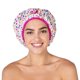 thumbnail image 1 of Gorro de ducha reutilizable y gorro de baño y gorros de ducha impermeables forrados de gran tamaño, grandes, diseñados para todas las longitudes de cabello, con forro de PEVA y banda elástica, gorro p, 1 of 4