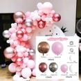 thumbnail image 2 of 109PCS Wedding Party Balloons Supplies Set Girls Women Baby Birthday Party Supplies DIY Pink Party Balloons for Baby Shower Anniversary Graduation DIY Decorations, 2 of 9