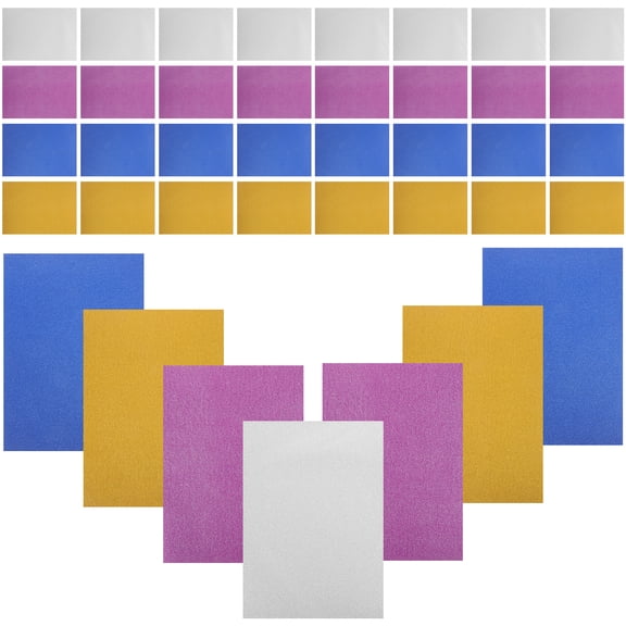 ifundom Assorted Glitter Cardstock Paper for Crafts, Scrapbooking, Card Making, and Creative Crafting Supplies