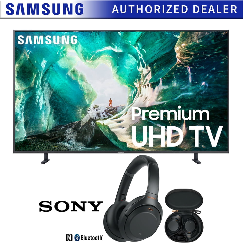 Samsung UN75RU8000 75-inch RU8000 LED Smart 4K UHD TV (2019) Bundle with Sony WH1000XM3/B ...