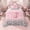 Light Gray, variant on Dreamy Glitters Print Twin Comforter Sets for Girls, Pink Bling K Letter Bedding Set, Pink Reversible 2-Piece, 1 Comforter and 1 Pillowcase