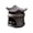 E, variant on Ruanlalo Ceramic Aromatherapy Candle Warmer Incense & Tea Pot Heater Diffuser Zen Atmosphere Decor for Home Meditation