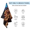 thumbnail image 2 of Independence Day Of The United States Flag Beach Towel Microfiber Beach Towels Sand Free Quick Dry Lightweight Travel Towels, 2 of 7