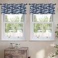 thumbnail image 2 of LALILO Kitchen Curtain Valance Horizontal Banner Classic Rod Pocket Window Curtain 52"x 18" Set of 2, 2 of 5
