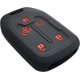 thumbnail image 3 of Black Red With Black White 2 piezas compatibles con 2021 2020 2019 Chevy Chevrolet Silverado 1500 2500hd 3500hd Gmc Sierra 1500 2500hd 3500hd Hyq1ea 5b funda para llave guantera S, 3 of 5