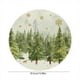 thumbnail image 3 of Mantel individual redondo de muñeco de nieve navideño | Decoración navideña | Mantel individual aislante y resistente al calor | Lino sintético | Redondo de 35,5 cm | Decoración para cenas navideñas, 3 of 5