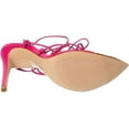 thumbnail image 4 of Schutz Hana Hot Pink Strappy Tie Up Open Toe Stiletto High Stiletto Heel Sandals (Hot Pink, 9.5), 4 of 4
