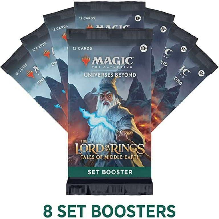 Magic: The Gathering Lord of the Rings Tales of Middle-Earth Bundle Gift  Edition - 8 Set Boosters