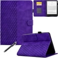 thumbnail image 1 of GSFY Case for All-new 7" Kindle Paperwhite 12th Gen 2024 & Kindle Colorsoft Signature Edition 2024, PU Leather Wallet Stand Protective Cover with Card Slots Auto Sleep/Wake Feature, Purple, 1 of 7