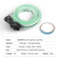 thumbnail image 5 of Luces LED decorativas para capó de coche, tira de luces de circulación diurna flexibles, lámpara decorativa universal de 180 cm, accesorios para exteriores, azul, 1 juego, 5 of 5
