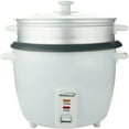 thumbnail image 2 of Brentwood TS-380S 10-Cup Uncooked/20-Cup Cooked Rice Cooker and Food Steamer, White, 2 of 11