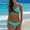 Green, variant on Sakmal Halter Bathing Suit for Women Triangle Black Bikini Sets Two Piece Bathing Suits Patchwork Swimsuit Sets